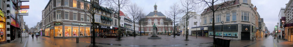 Winkelstraat in het centrum van Apeldoorn