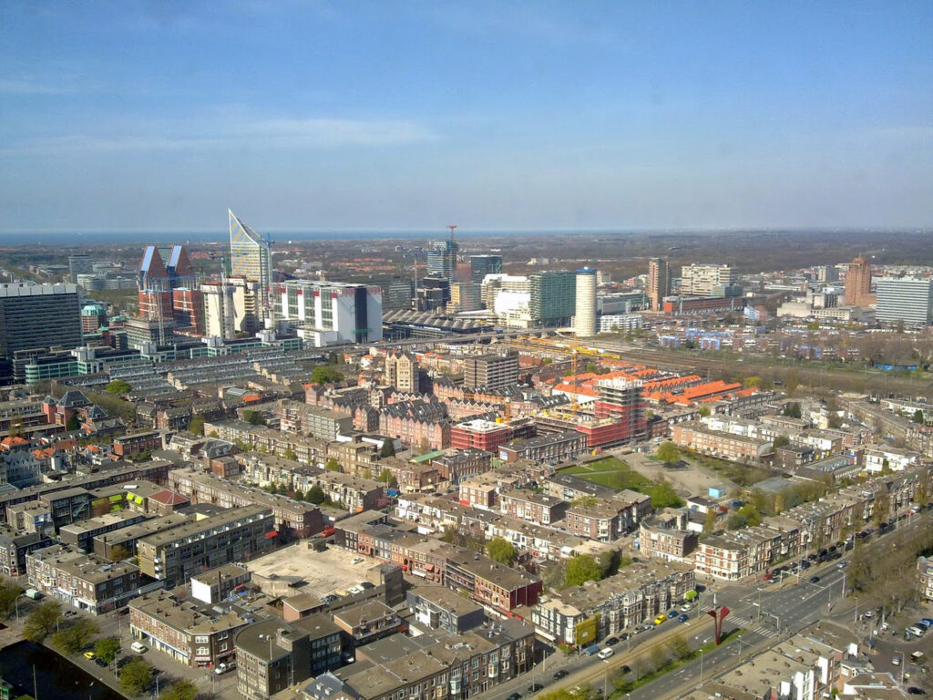 Uitzicht over Den Haag