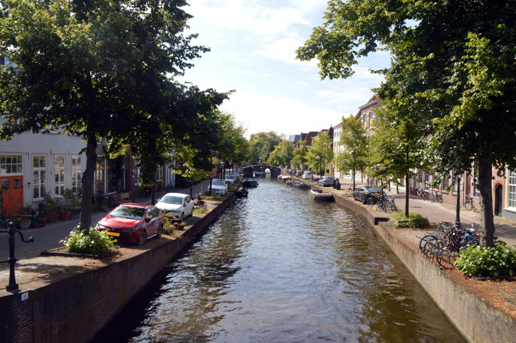 Rapenburg gracht in Leiden