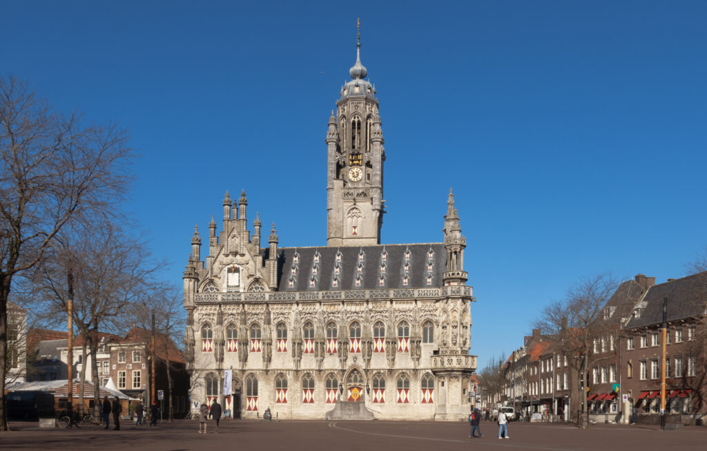 Het stadhuis van Middelburg